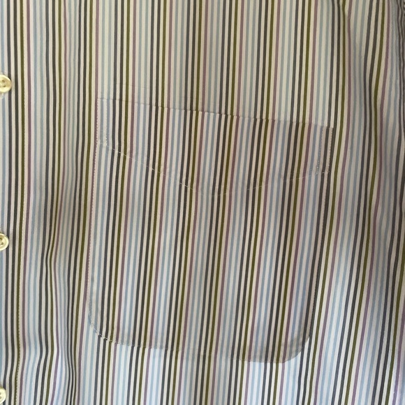 Jos. A. Bank‎ Travlers Collection Size Large All Cotton Multicolor Stripe EUC - Picture 4 of 7
